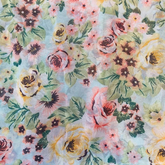 Poetry Strappy Romper Shorts  Floral Ruffle size M - Picture 9 of 10